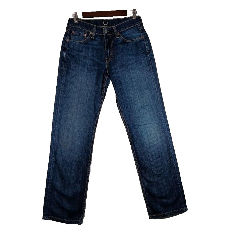 Levis 514 Jeans Mens 29x30 Blue Straight Leg‎ Denim Five Pocket Classic Pants - Picture 2 of 11